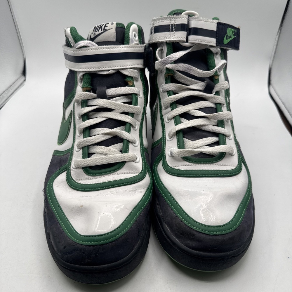 Nike Vandal‎ High Leather 309427-431 Green Black White Sneakers Sz 12 Very Rare - Picture 2 of 10